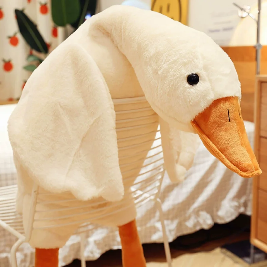 Goose Plush Stuffed Animal Cute Duck Plush Toy, Goose Plush Soft Swan Hugging Pillow Room Decor Birthday Gift photo 3
