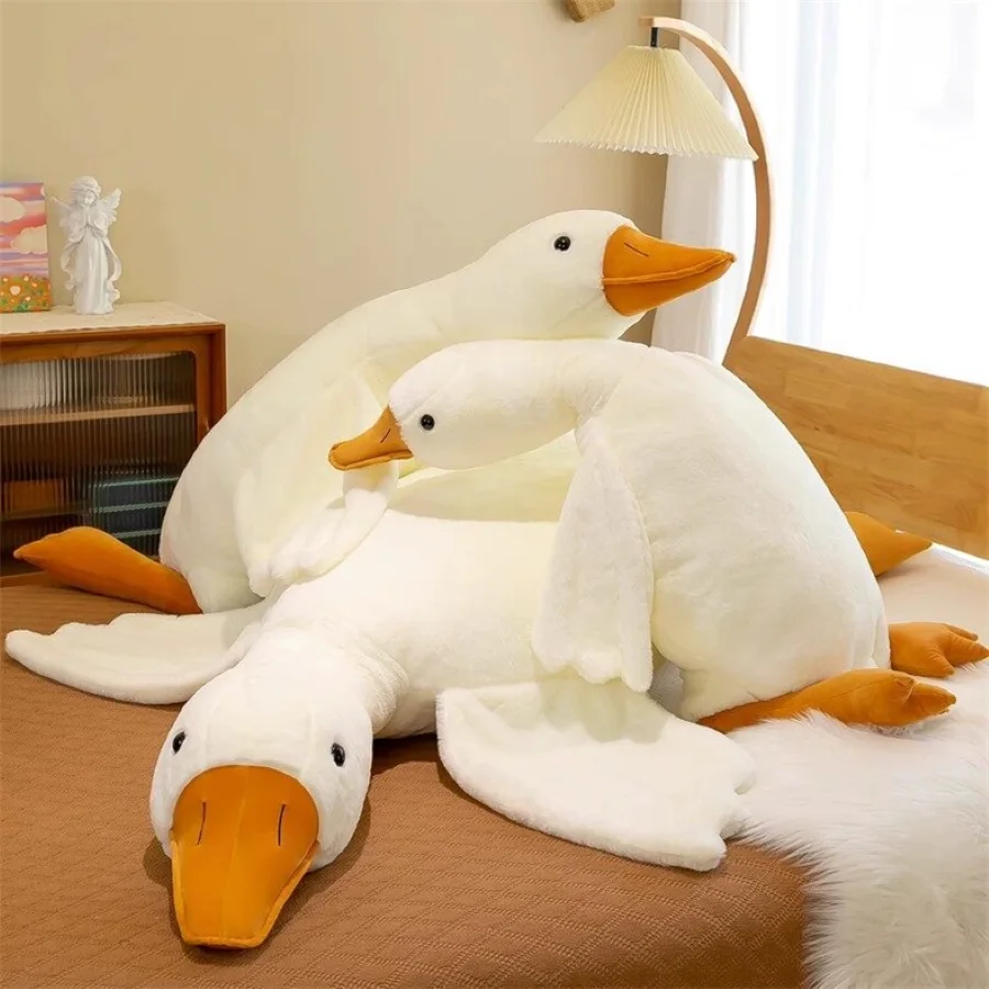 Goose Plush Stuffed Animal Cute Duck Plush Toy, Goose Plush Soft Swan Hugging Pillow Room Decor Birthday Gift photo 5