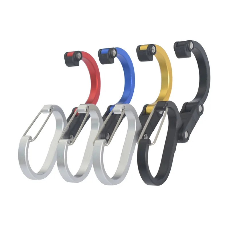Multifunctional Hybrid Gear Clip Carabiner 360 Degree Rotating Hook Strong Buckle Camping Hiking Travel Backpack Outdoor Gadget photo 5