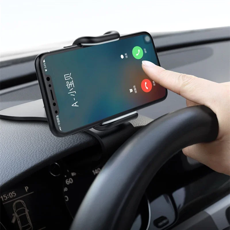 360 Rotatable Car Phone Holder Universal Cell Phone Stands Car Rack Dashboard Support for Auto Grip Mobile Phone Fixed Bracket photo 1