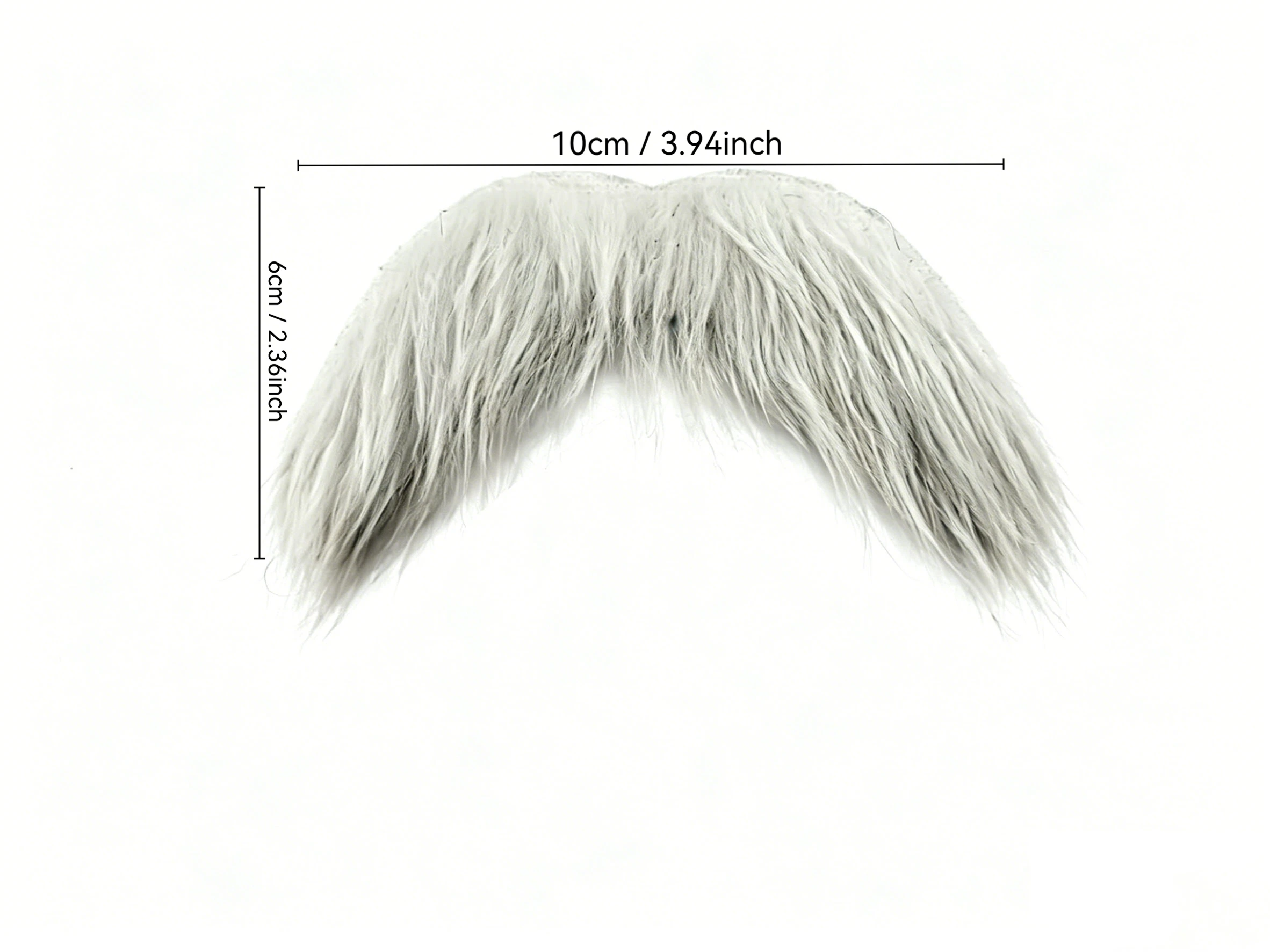 Retro Brown Fake Mustache - 70s Disco Party Costume, Realistic Synthetic Moustache for Men, Halloween & Cosplay photo 5