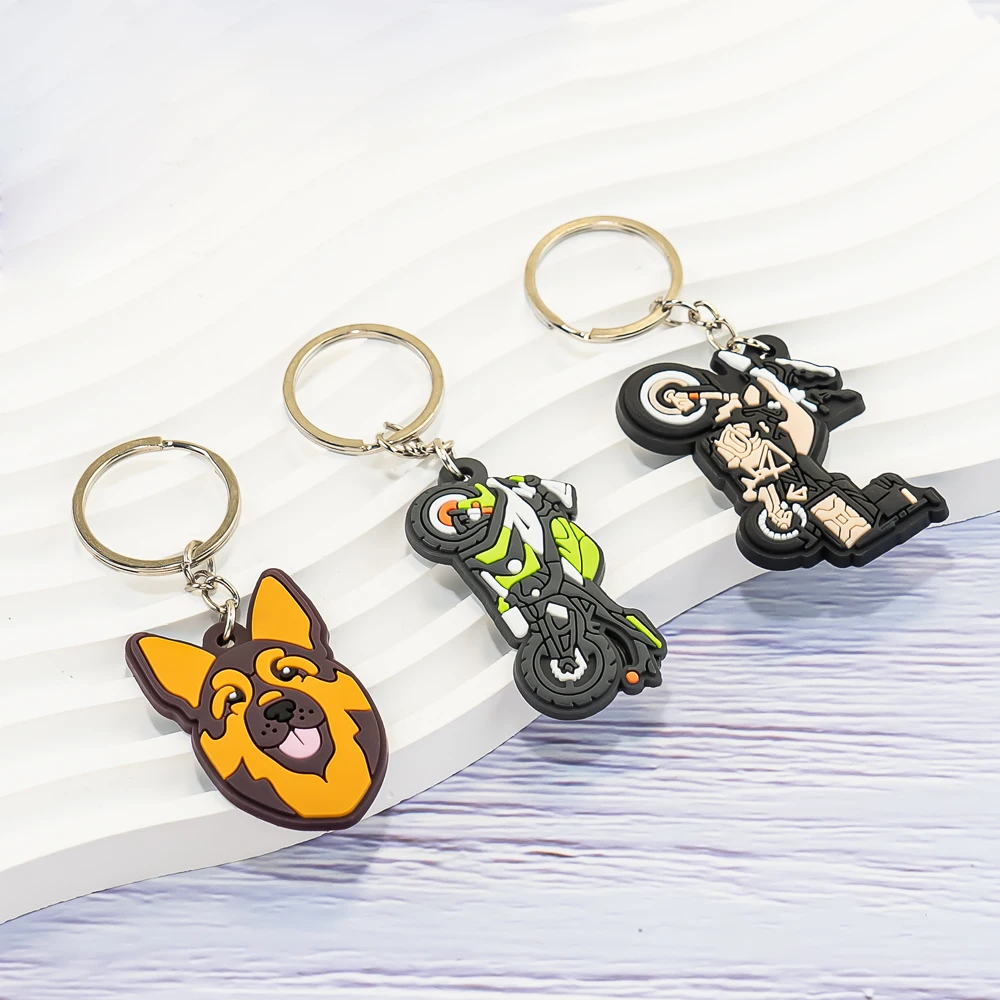 10/20/50/100 PCS Random Keychain Cute Animal Cartoon Anime Key Chain Kawaii Keyring fit Car Key Accessories Friends Key Gift photo 5