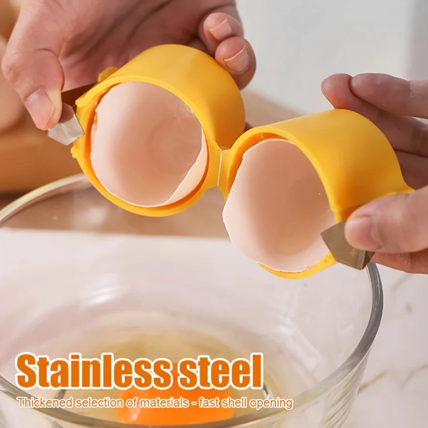 Portable Egg Opening Machine Quick Egg Beater Kitchen Egg Sheller photo 2