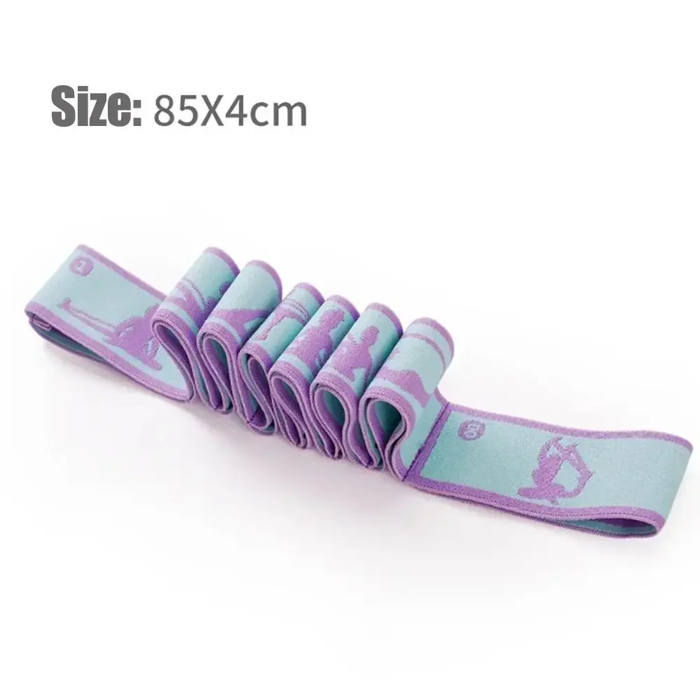 Elastic Yoga Resistance Bands Stretching Belt Dance Pilates Exercise Pull Strap Home Fitness Sport Accessory photo 6