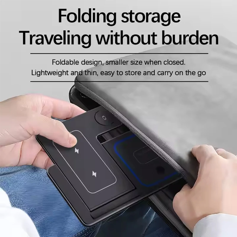 Hot Selling 15W 3 in 1 Wireless Charger for QI2 Fast Magnetic Charging Stand Holder for iPhone Samsung Xiaomi Huawei OPPO photo 5
