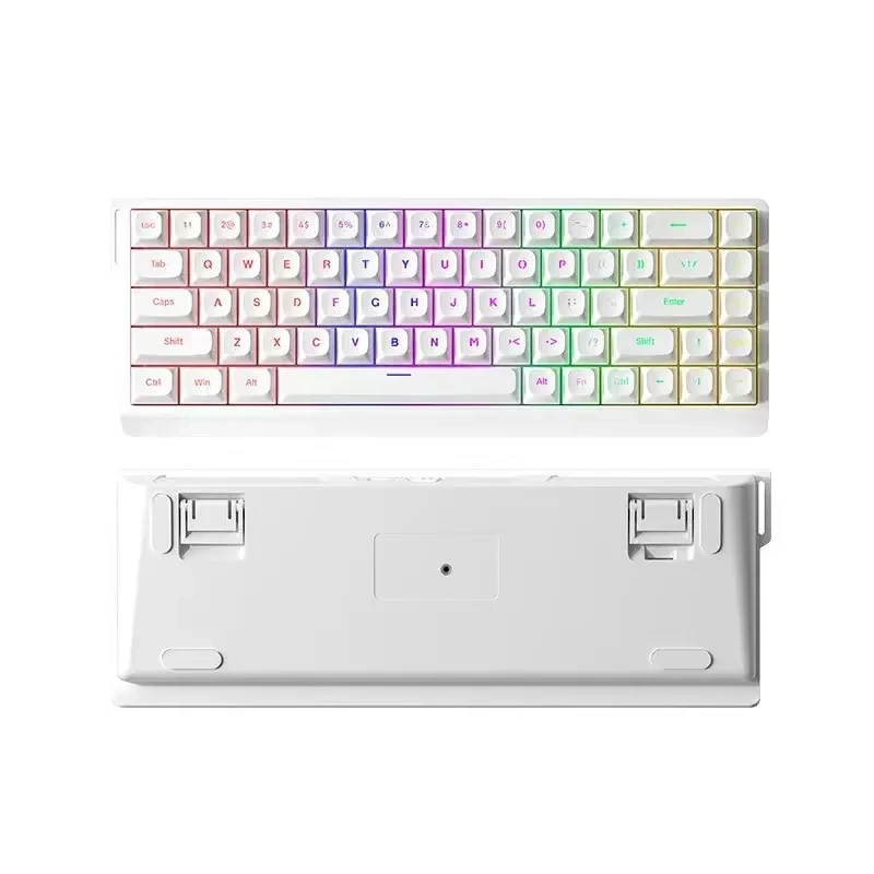 FURYCUBEIP68S wired keyboard mechanical feel mute office esports portable ribbon small keyboard. photo 6