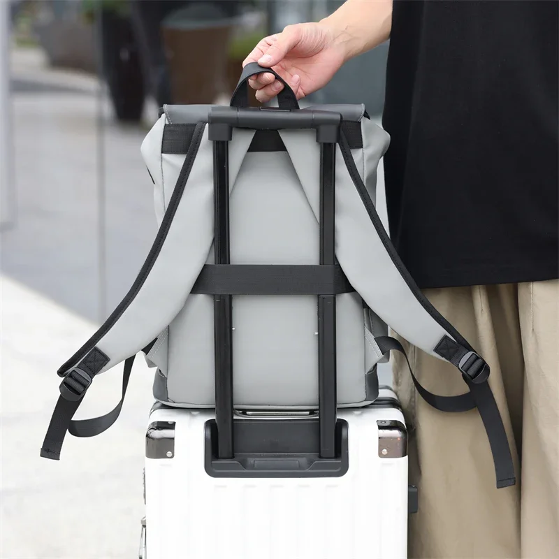 USB Charging Urban Man Backpack Waterproof Rucksack Men's Laptop Backpack Large Computer Backpack for Business Office Outdoor photo 6