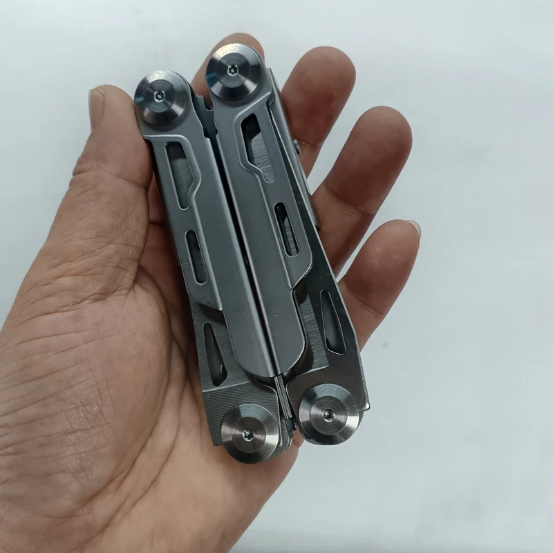 Stainless Steel Folding Multitool Pliers with Knife, Saw, Screwdriver, Can Opener, Bottle Opener for Camping, Hiking, Survival photo 6