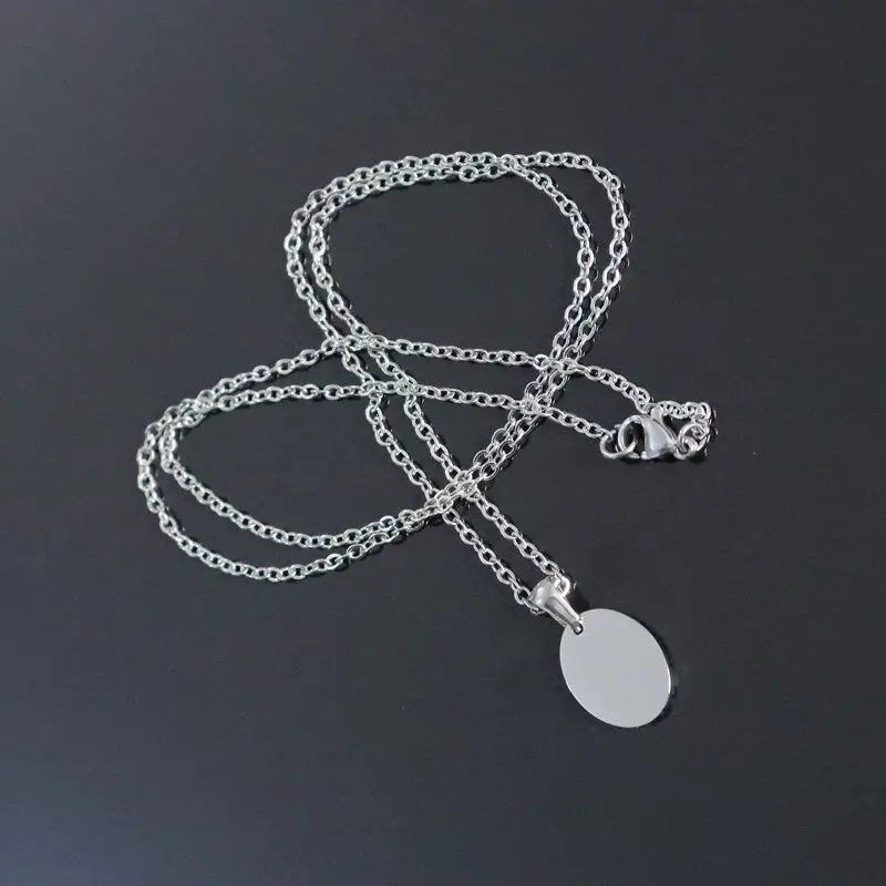 10Pcs/Lot 304 Stainless Steel Cute Pendant Charms Necklace Jewelry For Women Girls photo 2