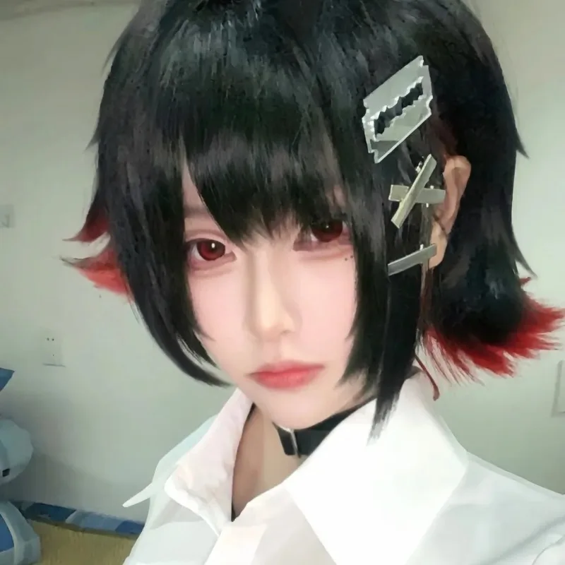 Y2K High Simulated Blade Hairpins for Subculture Fashion Girls Funny Niche Acrylic Knife Gothic Hair Clips Cosplay Accessory photo 5