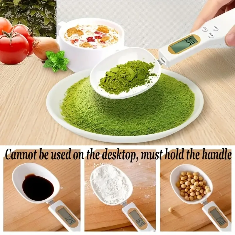 Mini Spoon Scale Digital Kitchen Scale Electronic LCD Food Scale 0.1-500g Cooking Flour Milk Coffee Powder Weight Measure Spoon photo 3