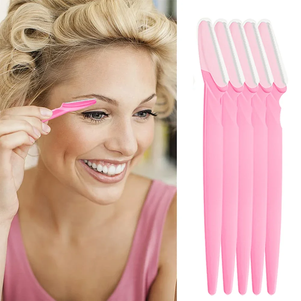 Razor Set Eyebrow Multipurpose Face Razors For Women and Men Dermaplaning Tool  Easy To Use Cutter Shaver Blades Makeup Tools photo 6