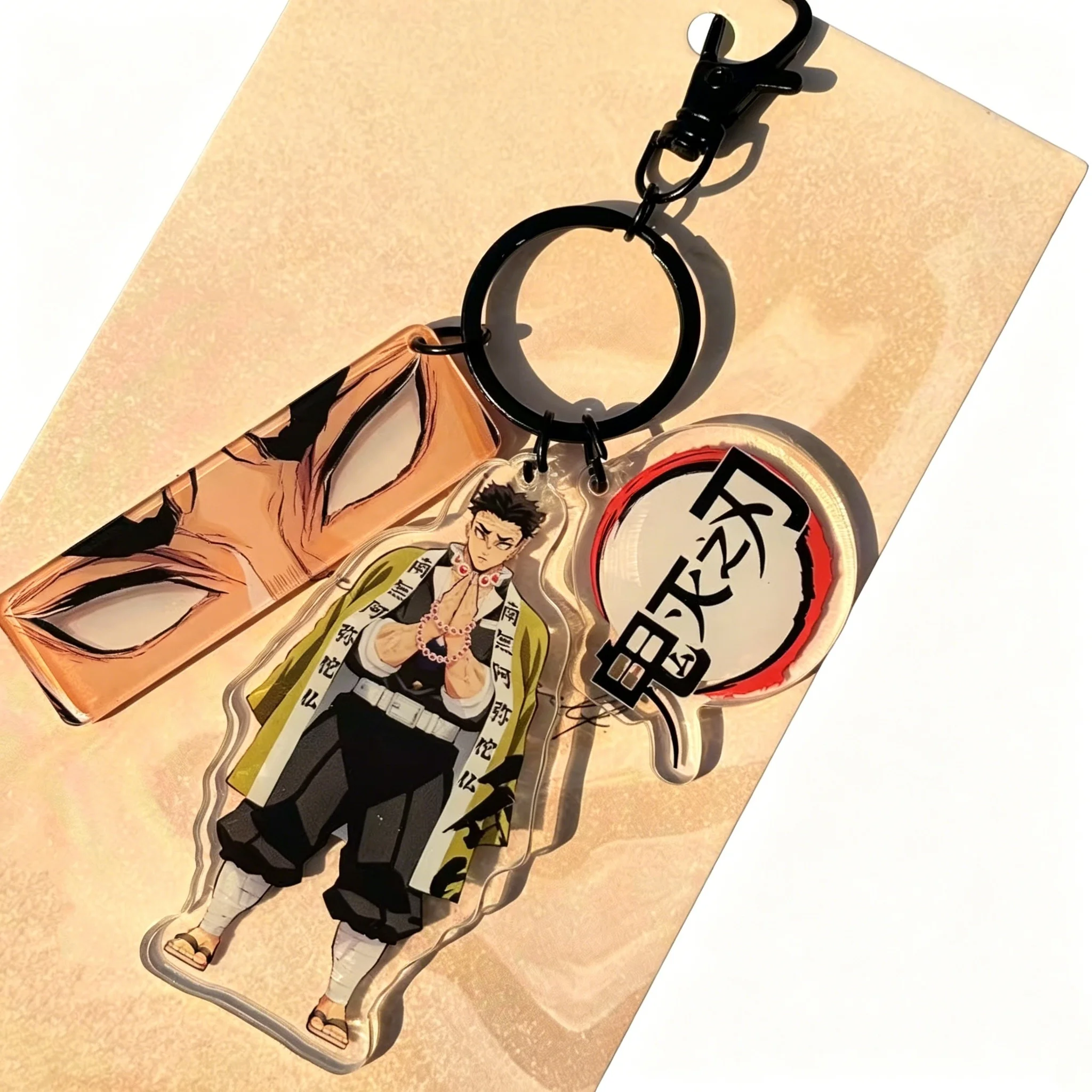 Demon Slayer Kamado Tanjirou Tomioka Giyuu Anime Two-dimensional Acrylic Keychain Student Schoolbag Backpack Decorative Pendant photo 6