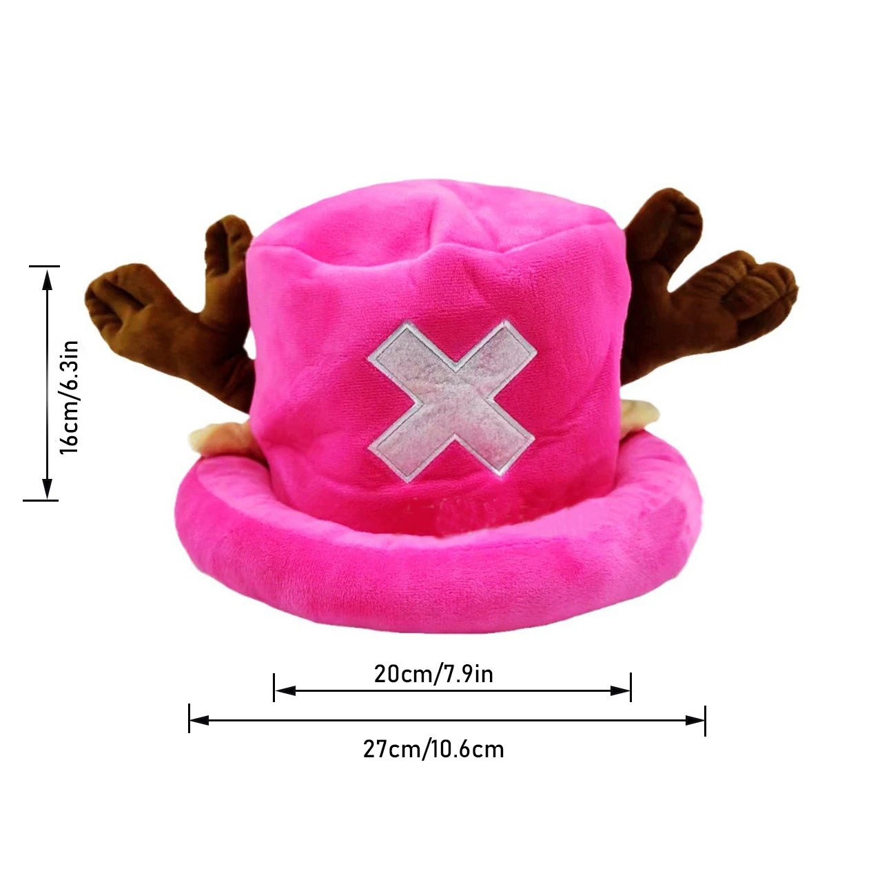 Brdwn Piece Unisex Tony Chopper Cosplay Costume Hat Cartoon Cap photo 3