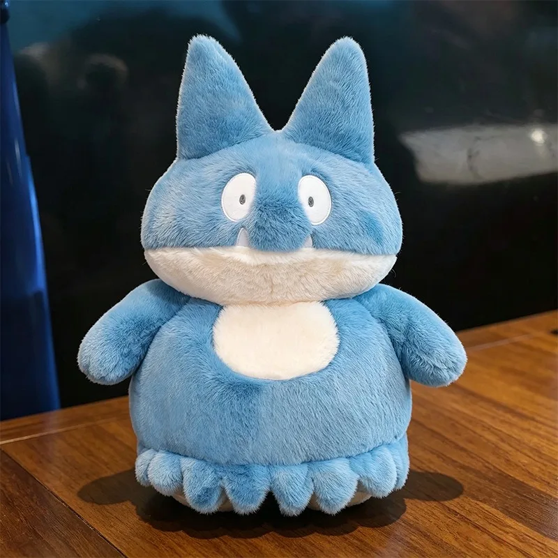 35cm Kawaii Snorlax Plush Toy Soft Pokemon Blue Munchlax Stuffed Animal Cute Plush Pillow for Home Decor Kids Gift photo 5