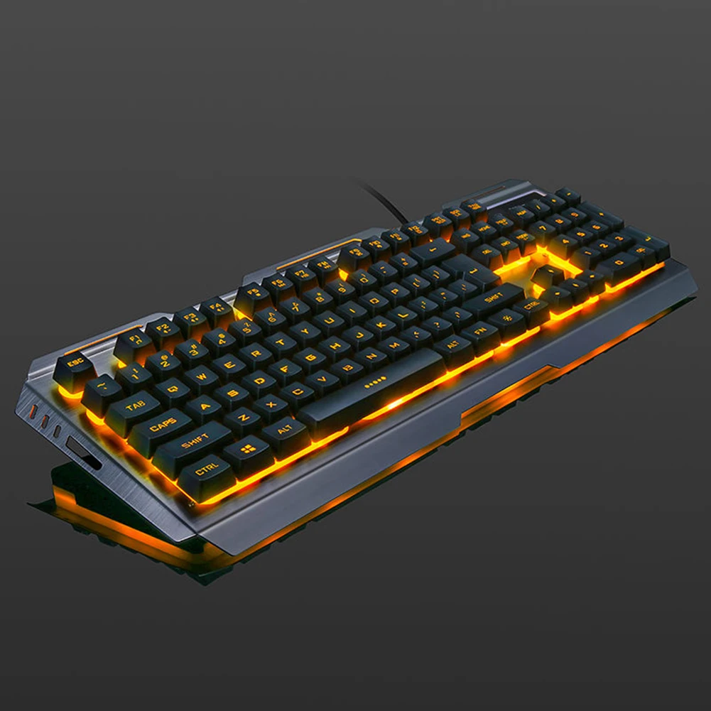 Mechanical Keyboard Gaming Keyboard Wired Game Mouse USB Gamer Keyboard RGB Light Backlit for Computer PC Laptop and Mouse Set photo 5
