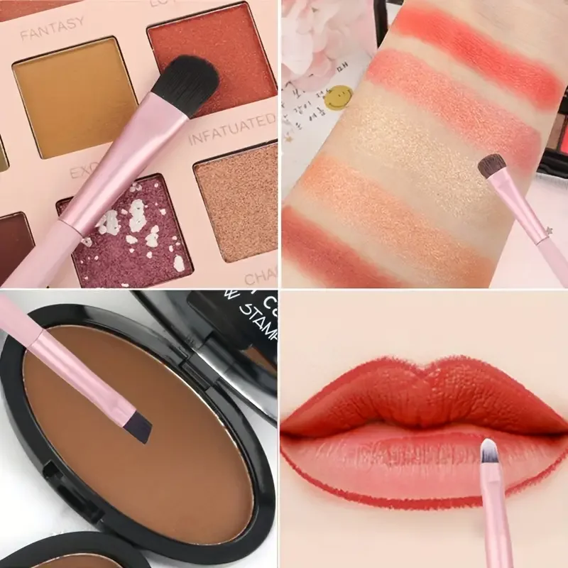 5pcs Eye Brush Set Blush Eyeshadow Brushes Delicate Soft Tools Foundation Blush Blending Beauty Makeup Brush Sets photo 6