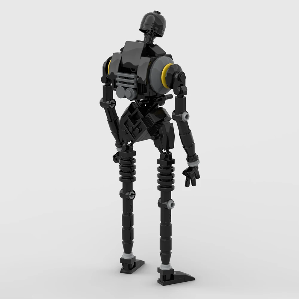 Sci-Fi Combat Droid Model Kit, MOC Building Robot Figure, Detailed Collectible Display Set photo 5