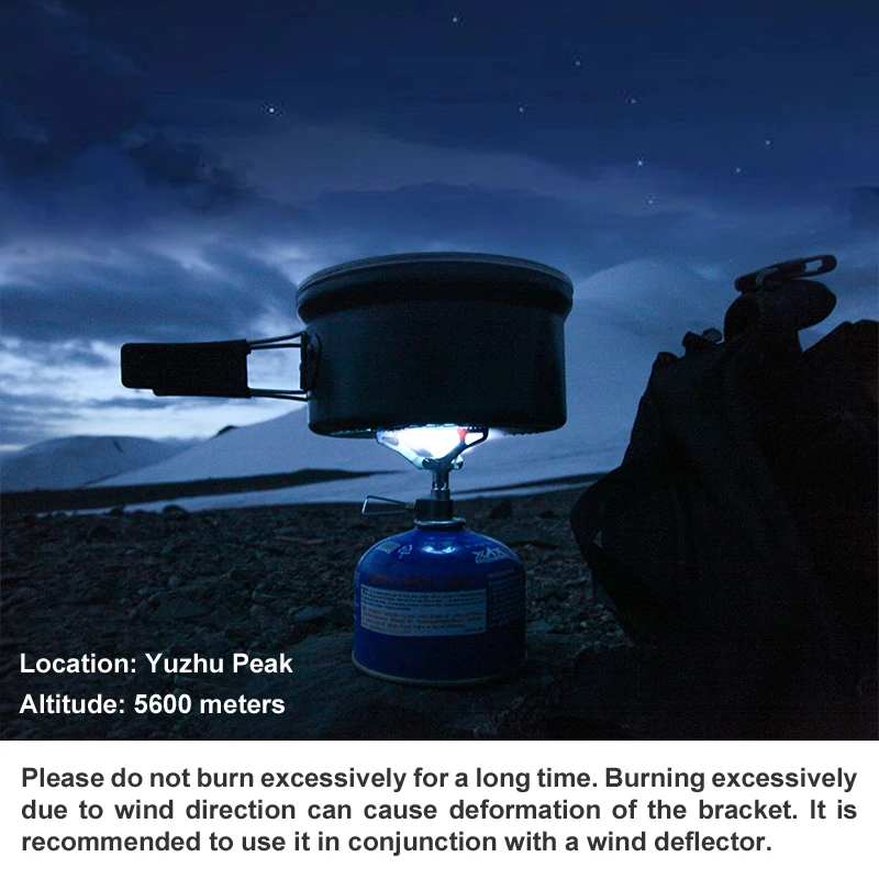 BRS Outdoor Gas Stove Mini Camping Gas Burner 25g Ultralight Titanium Picnic Hiking Cooking Stove Survival Furnace BRS-3000T photo 5