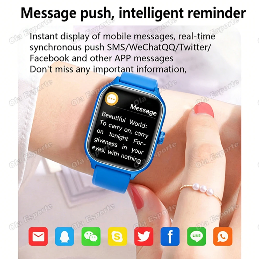 2026 New Men's Smart Watch Women's Gift Heart Rate Blood Oxygen ECG Sports Fitness Watch Electronics BT Call Outdoor Smartwatch photo 4