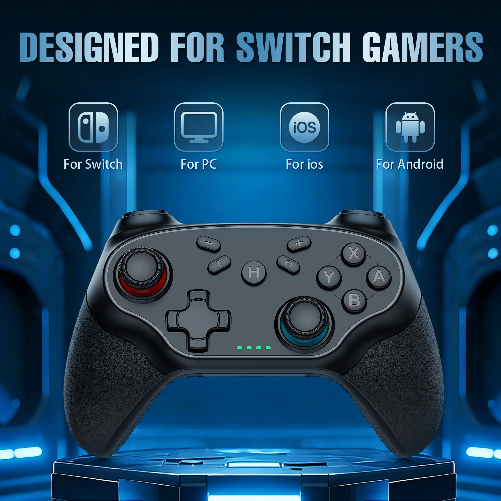 Gamepads For Nintendo Switch/Pro/OLED/PC Console Control Wireless Blue-tooth Vibration Turbo Game Joystick Controller photo 2