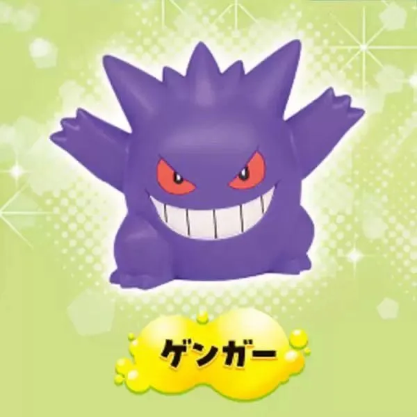 Arts Capsule Toy Soft Rubber Mascot 6 Styles Anime Monster Figurine Gengar Tadbulb Wiglett Set Collectible Figure Model Toys photo 3