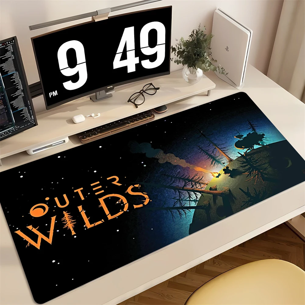 Mouse Pad XXL Anime Gamer Outer Wilds Mousepad Laptop Universe Space Solar System HD Desk Mat PC Gaming Accessories Keyboard Pad photo 4