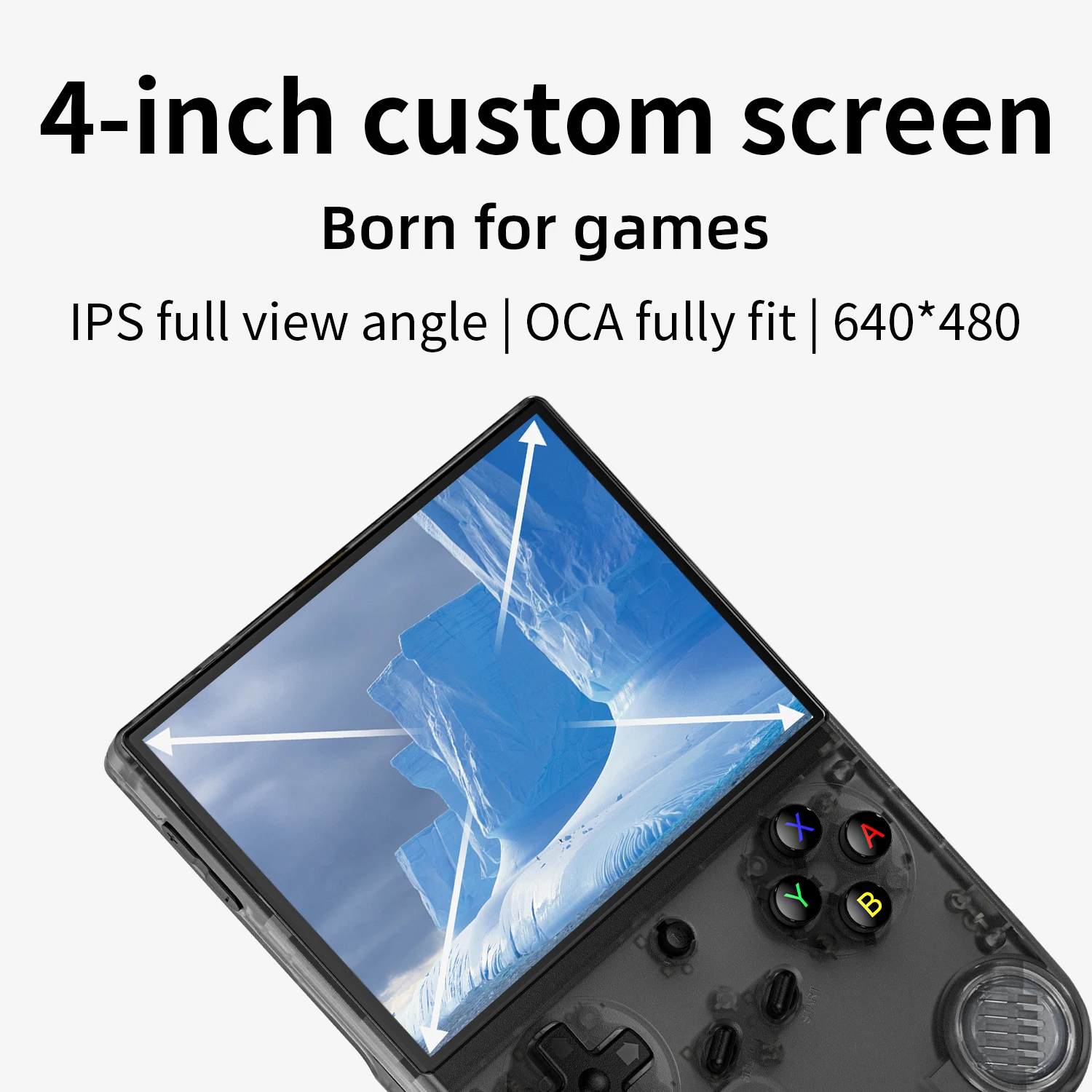 ANBERNIC RG40XXV Retro Handheld Game Console 4.0'' IPS Screen Linux 64-Bit RGB Joystick Players Supports WiFi Bluetooth HDMI Out photo 2