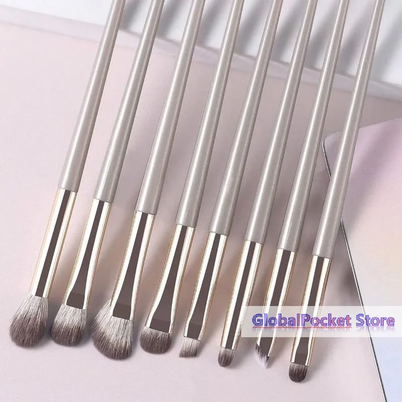 [TG823]8pcs Eye Makeup Brushes Set Detail Eyeshadow Brush Makeup Brush Ultra Soft Eyeshadow Eyeliner Makeup Tool photo 2