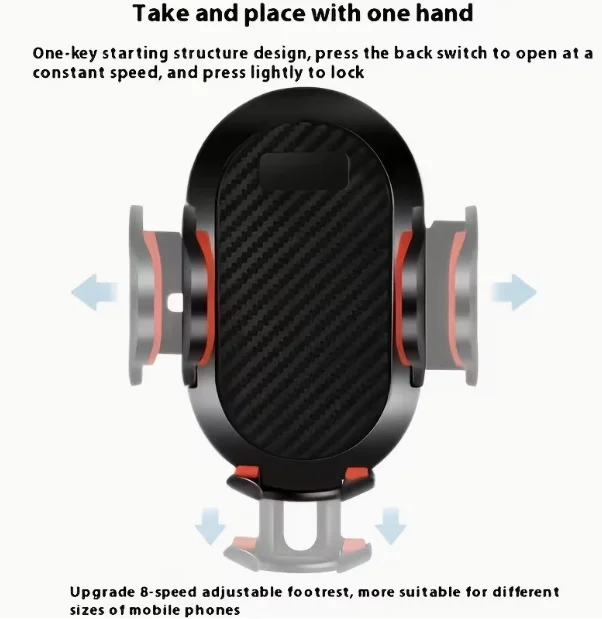 Upgraded Reliable Suction Cup Dashboard Car Phone Mount, Strong Grip Dashboard Mount - 360° Adjustable, Expandable Arm, Compatible With All Smartphones photo 4