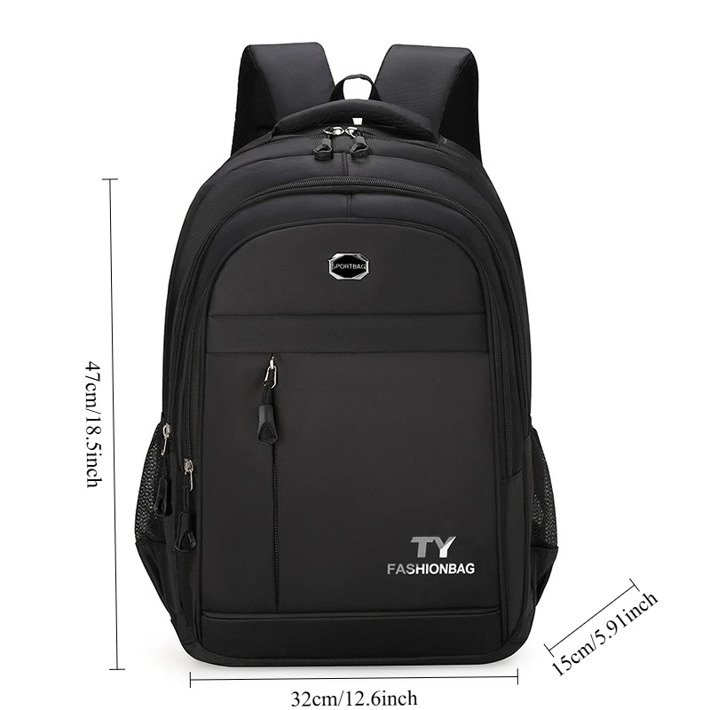 Laptop Backpack for Men & Women Water-Resistant Oxford Multi-Pocket Organizer Business Trip Backpacks Fashion Student Schoolbag photo 2