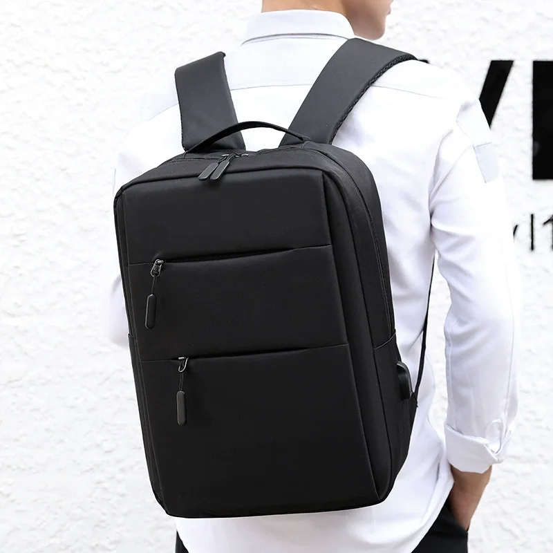 New Men's Backpack Upgrade Commuter Business Travel Backpack USB Charging Interface Large Capacity Tablet Storage Backpack photo 4
