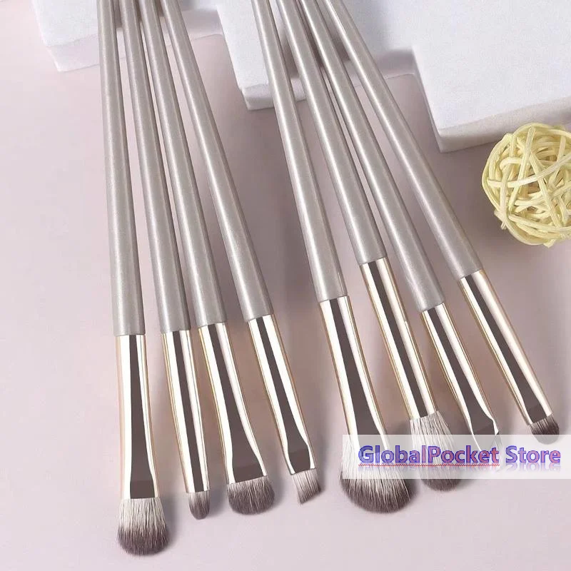 [TG823]8pcs Eye Makeup Brushes Set Detail Eyeshadow Brush Makeup Brush Ultra Soft Eyeshadow Eyeliner Makeup Tool photo 4