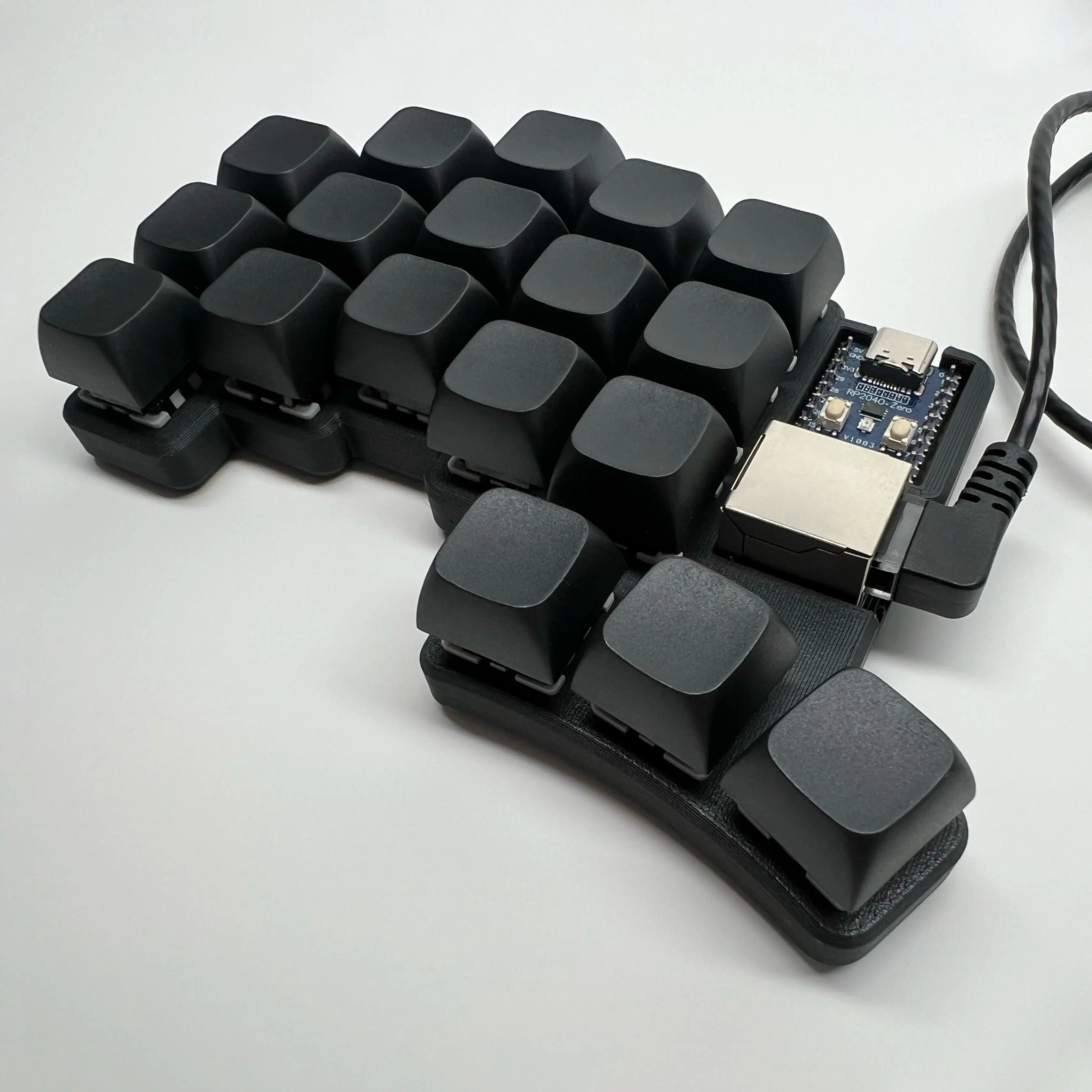 Cheapino V2 Split Keyboard - MX Silent Switches Wired QMK Firmware Vial Ergonomic Mechanical Keyboard Pre-soldered DIY Kit photo 4