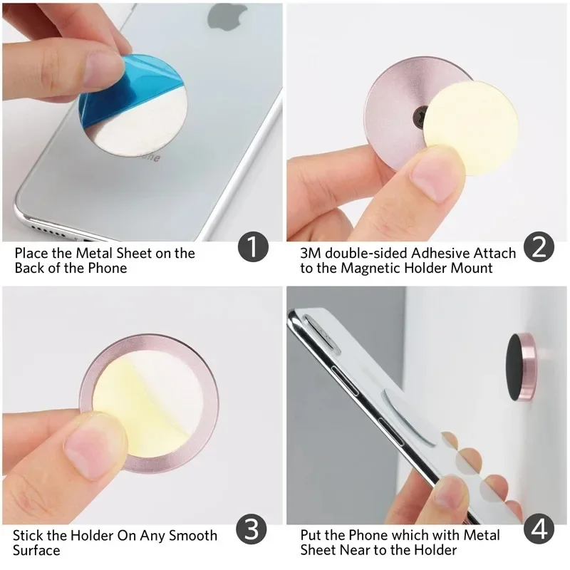 Magnetic Car Phone Holder Universal Car Phone Stand For iPhone Samsung Xiaomi Huawei Dashboard Wall Mounted Car Magnet Sticker photo 5