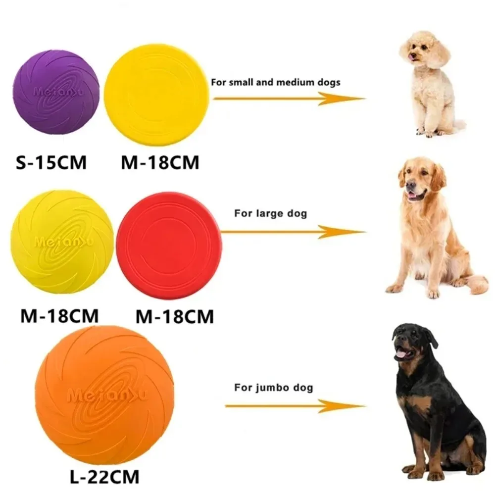 Outdoor Interactive Dog Flying Disc Bite Resistant Puppy Training Multifunctional Play Toy Pet Supplies photo 2