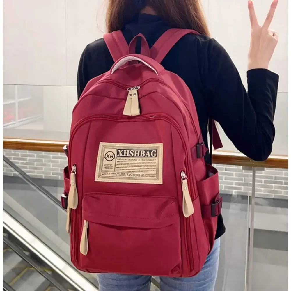 Fashion Large Capacity School Backpack Waterproof Nylon Travel Bag Computer Backpack photo 3