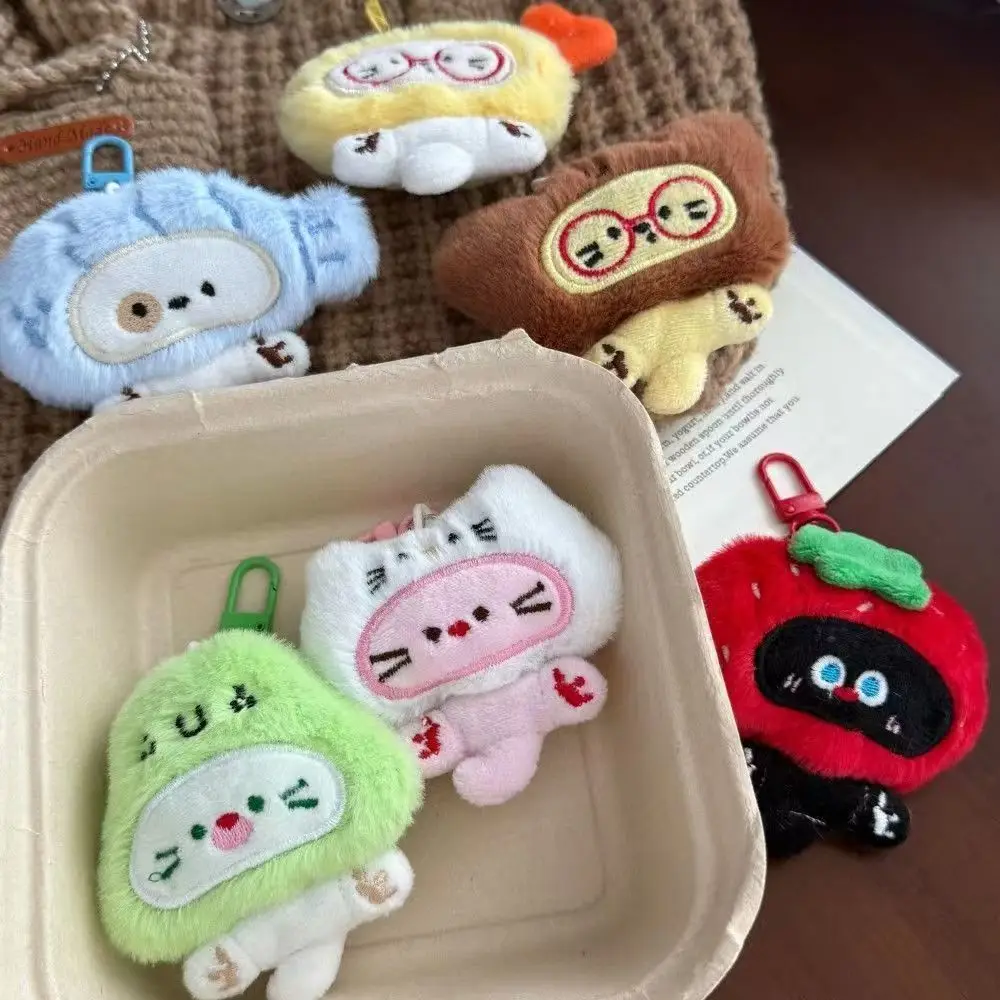 Little Meowmi Charm Cute Plush Cat Keychain Kawaii Healing Cartoon Animal Stuffed Doll Pendant Bag Charm Hanging Toy Gift photo 5