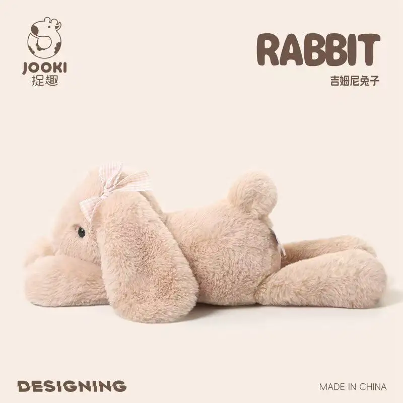35cm New Simulated Shy Rabbit Doll Stuffed Plush Toy Cartoon Anime Cute Pillow Children's Birthday Gift Fun Doll photo 4