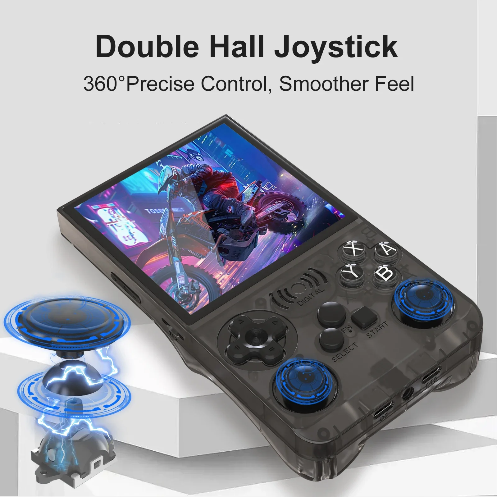 GAMINJA ANS13 Retro Handheld Video Game Console 15000+ Games Built-in Linux 4.0 Inch IPS Screen Portable Pocket Gaming Console photo 4