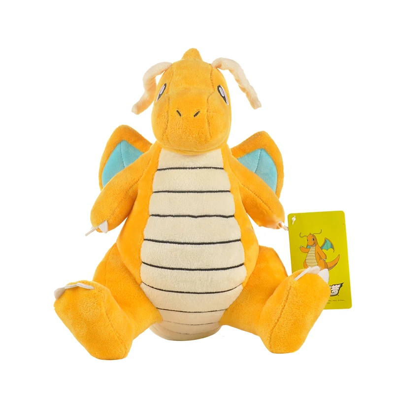 Anime Kawaii Dragonite Stuffed Toys Cartoon&Cute Plush Dolls Throw Pillow Birthday Gift for Kids Friends Boys Home Decoration photo 3