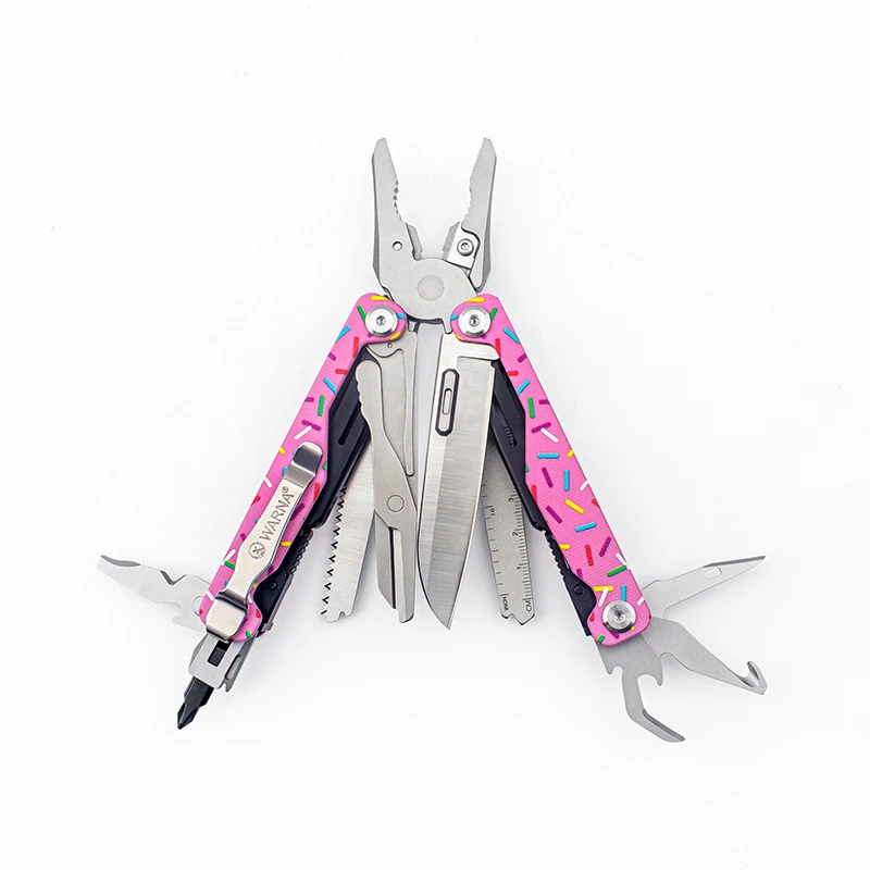 BHBT 20 in 1 Folding Multitool Pliers Multi-functional Tool Pliers Scissors Screwdriver EDC Outdoor Survival Eqiupment photo 3