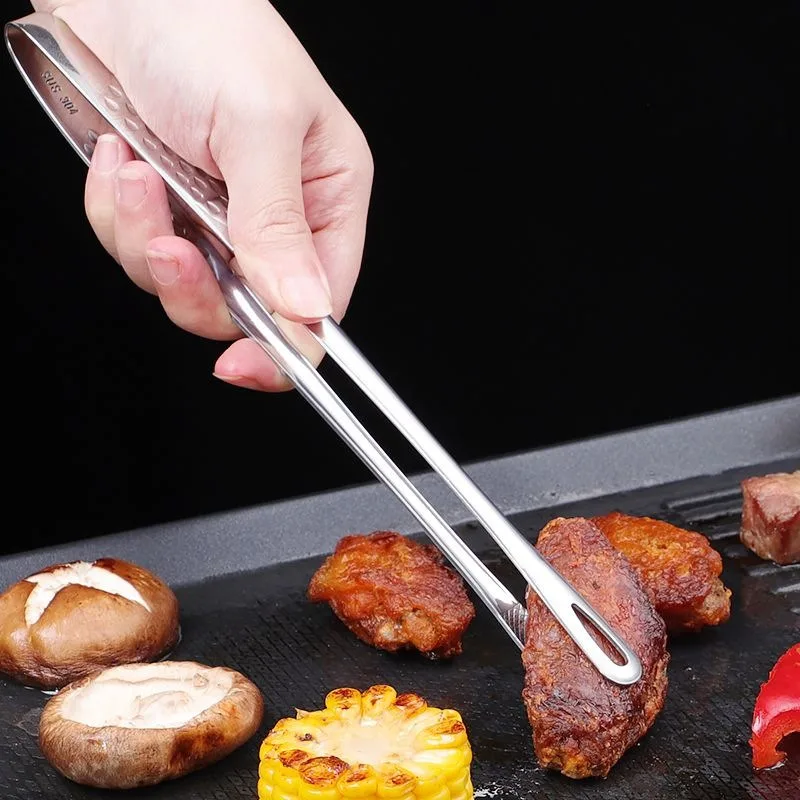 Economic Kitchen Tongs Stainless Steel Barbecue Tongs Clip BBQ Grill Meat Tongs Cooking Tweezers for Food Utensils Kitchen Tools photo 6