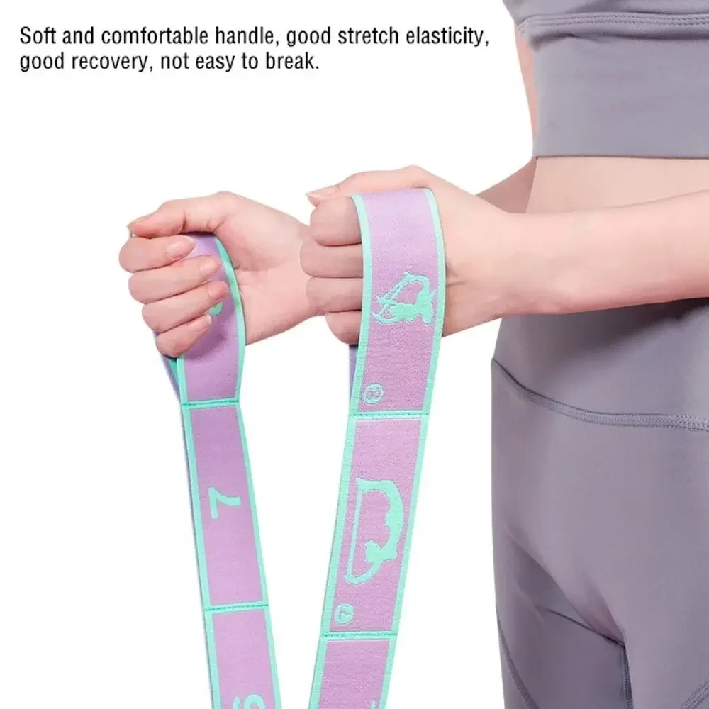 Elastic Yoga Resistance Bands Stretching Belt Dance Pilates Exercise Pull Strap Home Fitness Sport Accessory photo 5
