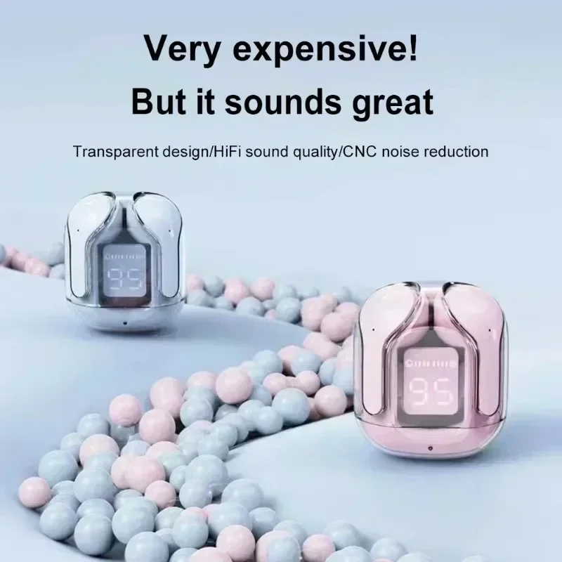 Wireless Mini Earbuds LED Power Digital Display TWS Headset Stereo Sound Bluetooth-compatible 5.3 For All Smartphones photo 2