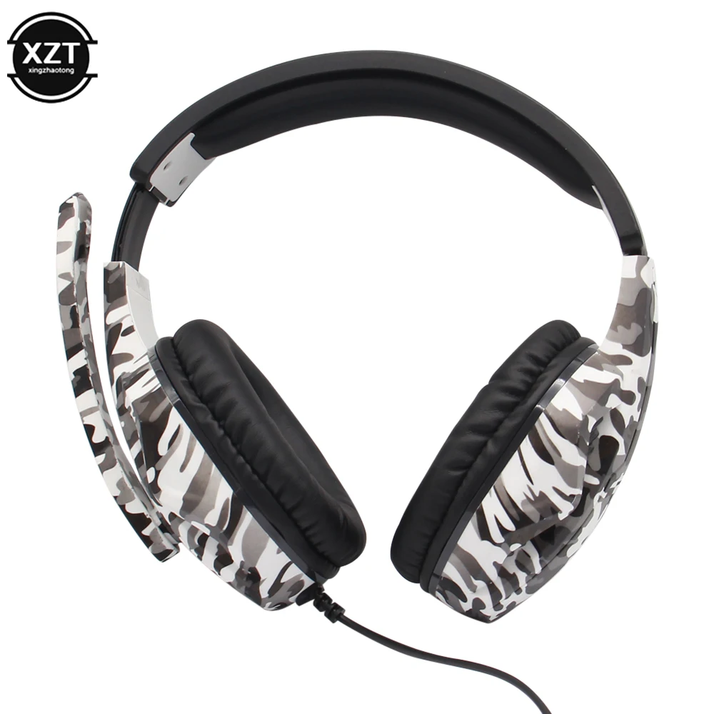 Camouflage Gaming Headset 3.5mm AUX Jack Wired Headphones Gamer Cool Game Headphone With Microphone ForPS4 ForXbox One PC Phone photo 4