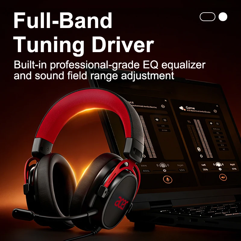 Acer Ohw346 Wired Gaming Headset with Ultra-High-Definition Large Diaphragm Spatial Surround Audio, Soft and Skin-Friendly Materials, Fully Encloses the Ear for Comfortable Wearing Without Applying Pressure on the Head photo 4