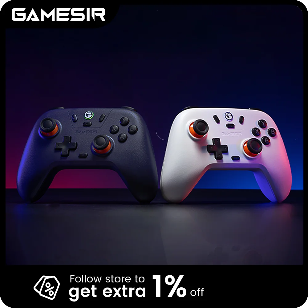GameSir Nova Lite Wireless Gamepad, Bluetooth Gaming Controller with Hall Effect for Switch, Android, iOS, PC, Steam Games photo 1