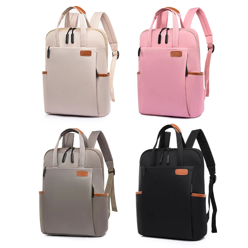 Laptop backpack with multiple pockets, adjustable shoulder straps, zipper closure, multi-purpose, school backpack photo 2