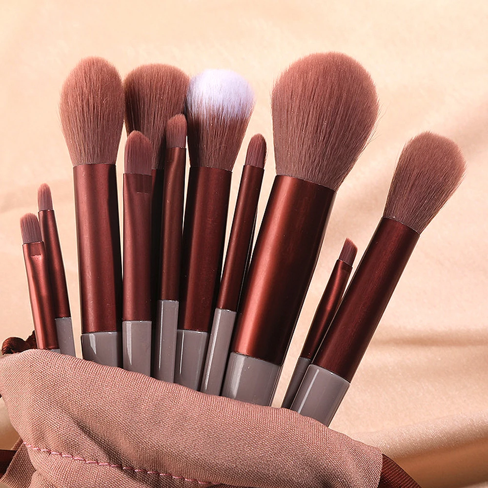 Soft Makeup Brushes Set 13Pcs Foundation Blush Powder Eyeshadow Brush Beauty Tool for Cosmetics Makeup Kit photo 6
